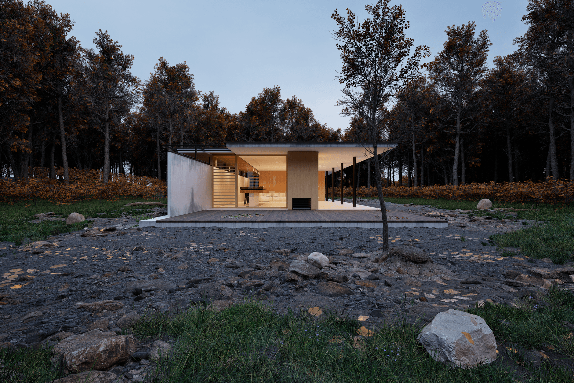 Casa del Bosque — vivienda diseñada por MATERIA Arquitectura